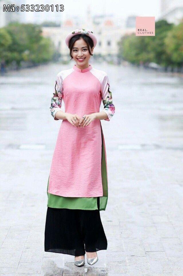 Một số mẫu áo dài cách tân kèm mấn độc đáo