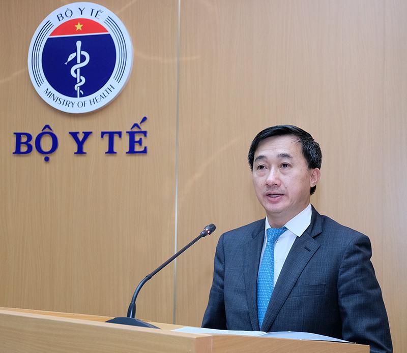 Thứ trưởng Trần Văn Thuấn phát biểu tại buổi lễ  (Ảnh: SKĐS)