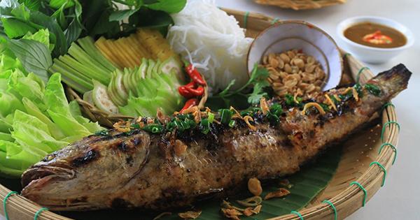 Cá Lóc Nướng Trui Cà Mau