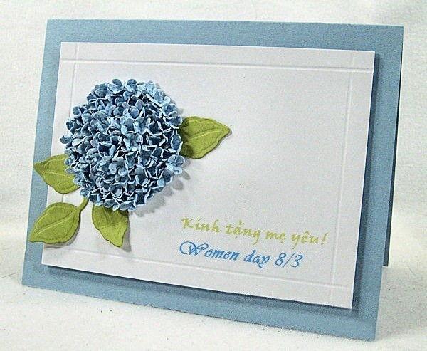 Cách làm thiệp 8/3 kiểu giấy cuộn