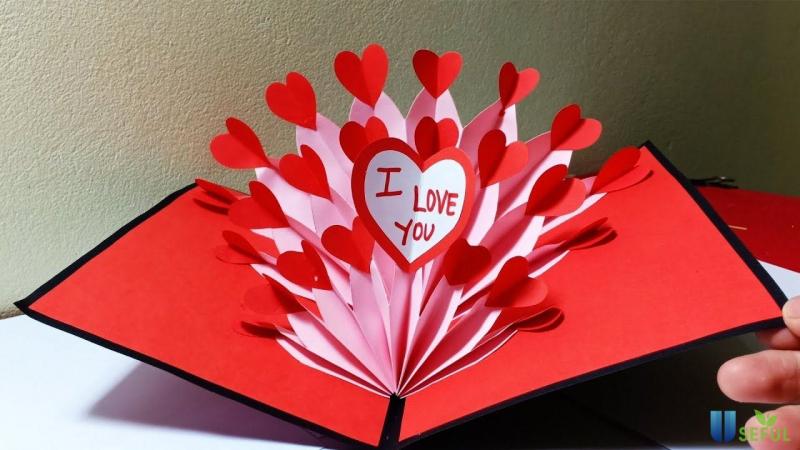 Cách làm thiệp nổi 8/3