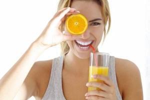 Nước cam có tác dụng làm trắng da