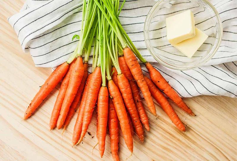Cà rốt chữa tiêu chảy cho bé.