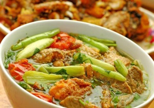 Canh cá Quỳnh côi