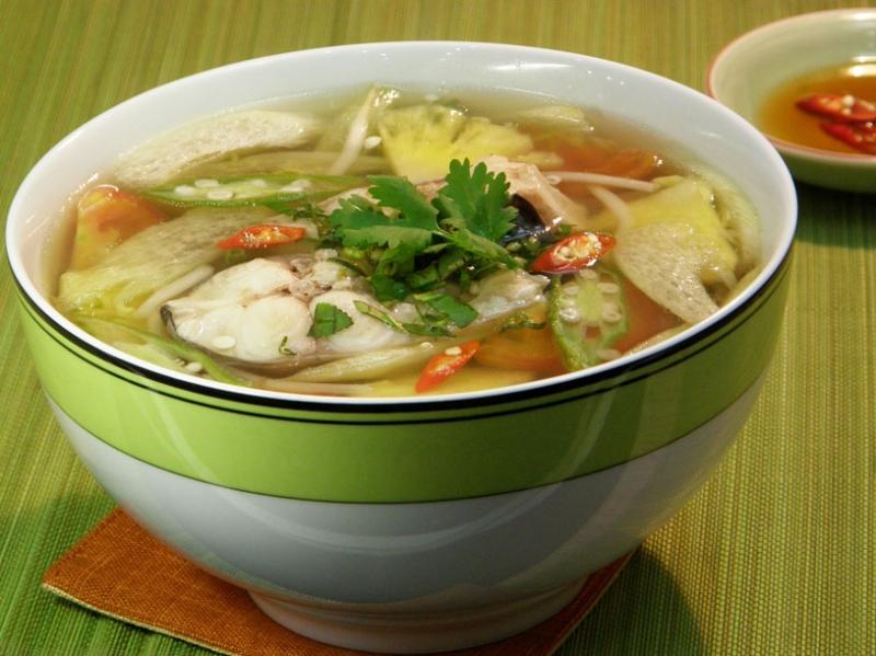 Canh chua cá bông lau