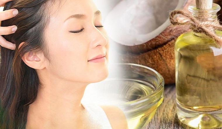 Chăm sóc tóc bằng dầu dừa