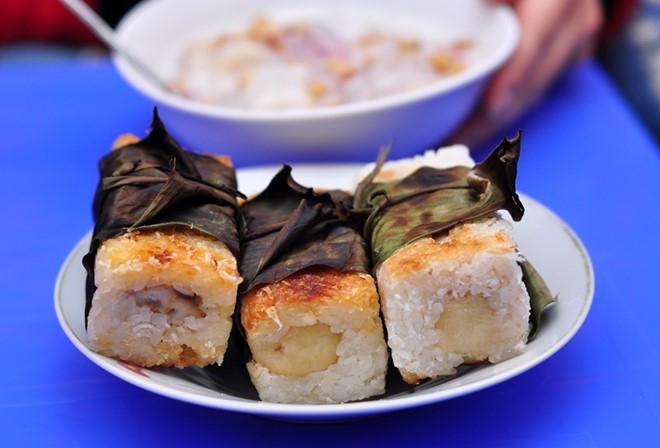 Chuối nếp nướng cốt dừa được bình chọn là Món ăn yêu thích nhất.