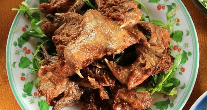 Chuột đồng chiên sả ớt