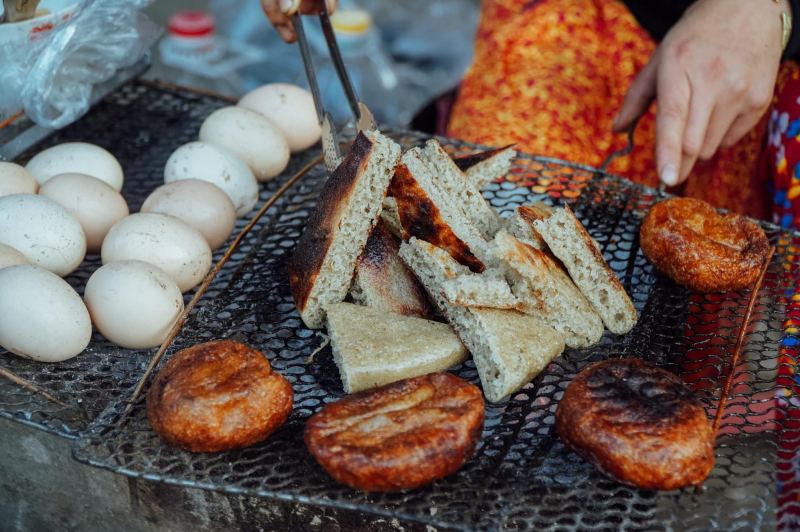 Bánh làm từ hạt tam giác mạch