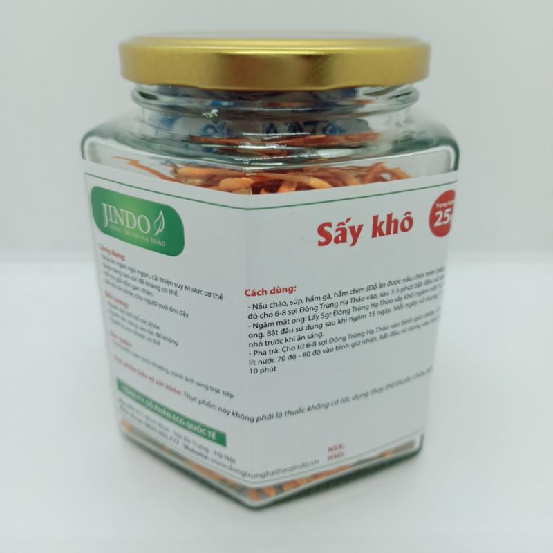 Đông trùng hạ thảo JINDO sấy thăng hoa cao cấp