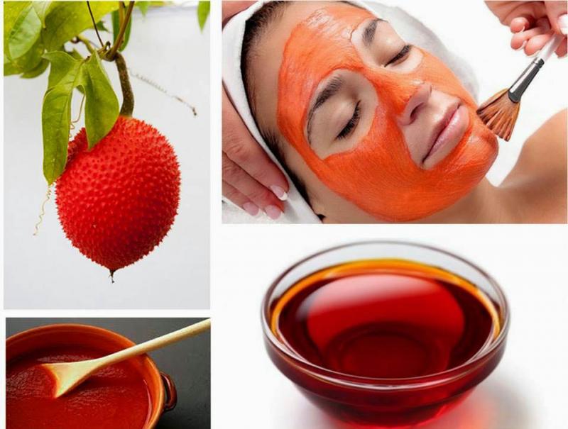 Gấc giúp trị nám da