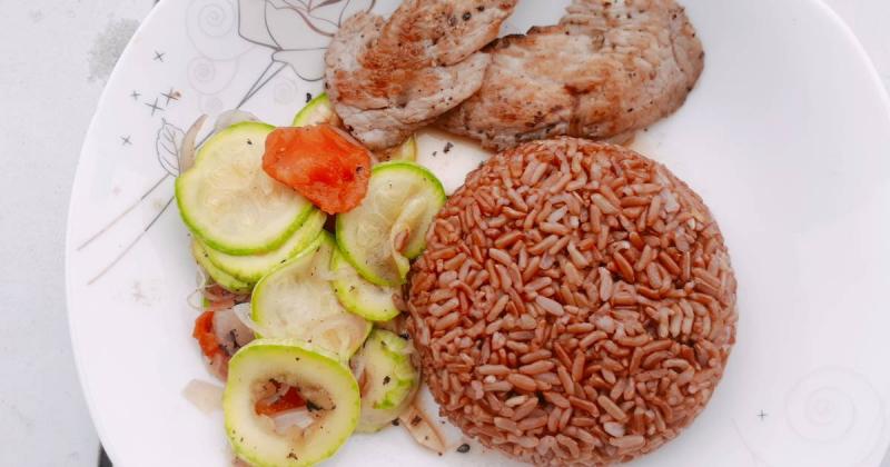 Gạo lức hải sản bí ngòi (Ảnh minh họa)