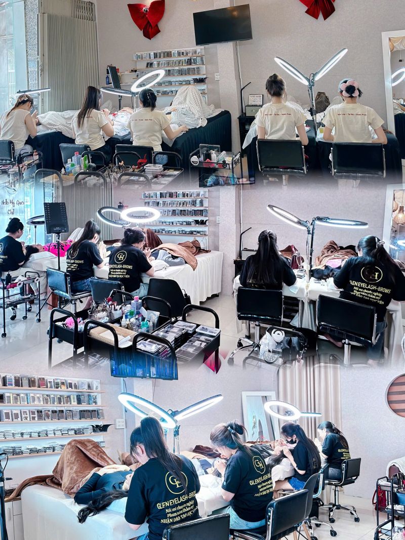 Không gian làm việc tại Glen Huyền EyeLash Brows