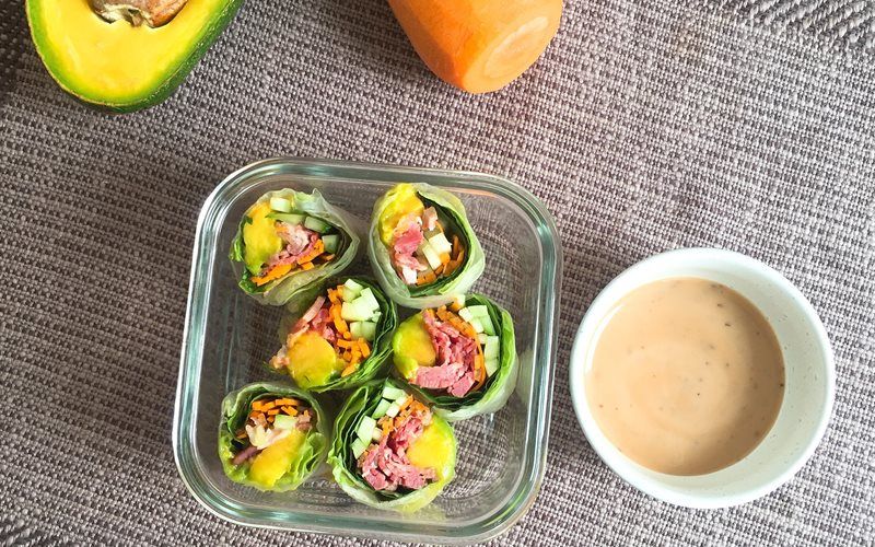 Gỏi cuốn bơ