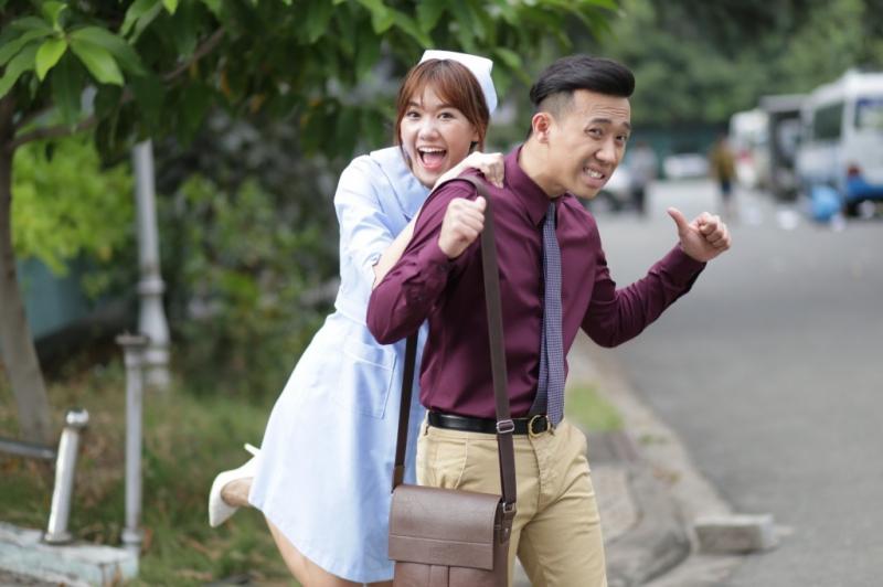 Hari Won cùng Trấn Thành trong phim 