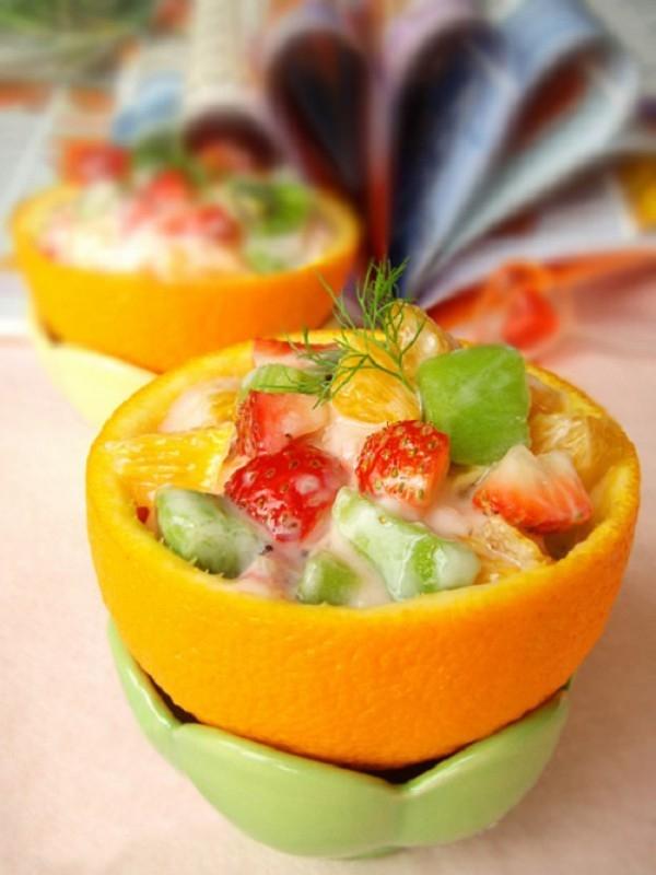 Hoa quả dầm sữa chua