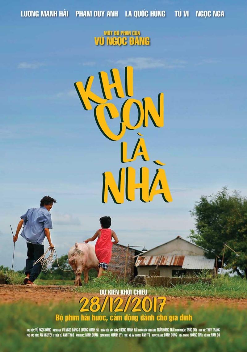 Poster chính thức của phim Khi con là nhà