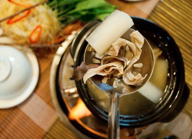Bao tử heo tốt cho mẹ và bé.