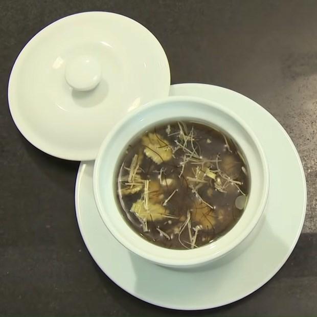 Món súp rong biển hải sản