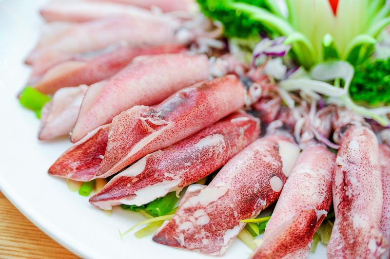 Mực hấp sả