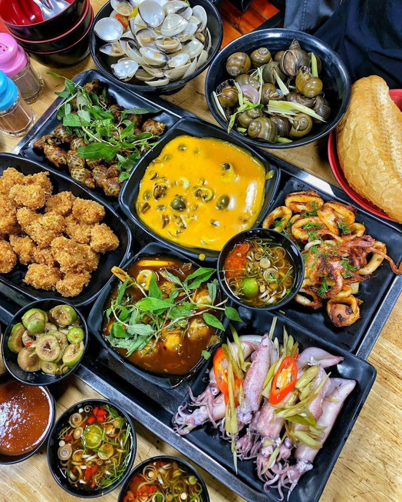 Mực nướng - Ốc Trang Hải Phòng