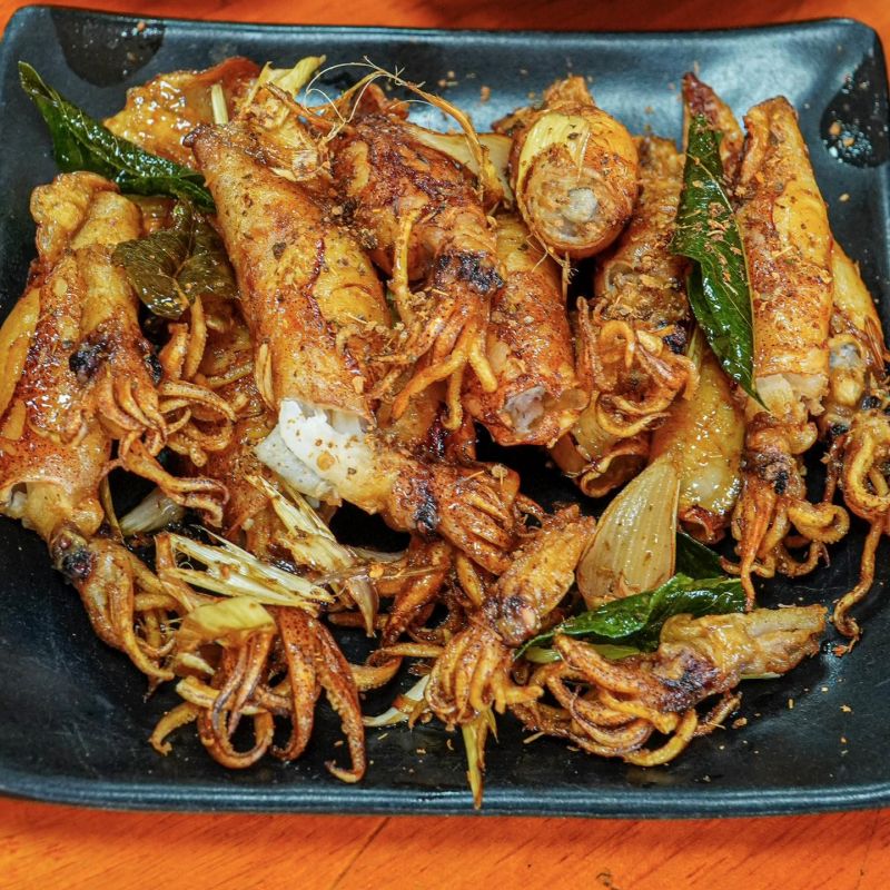 Mực nướng - Ốc Trang Hải Phòng