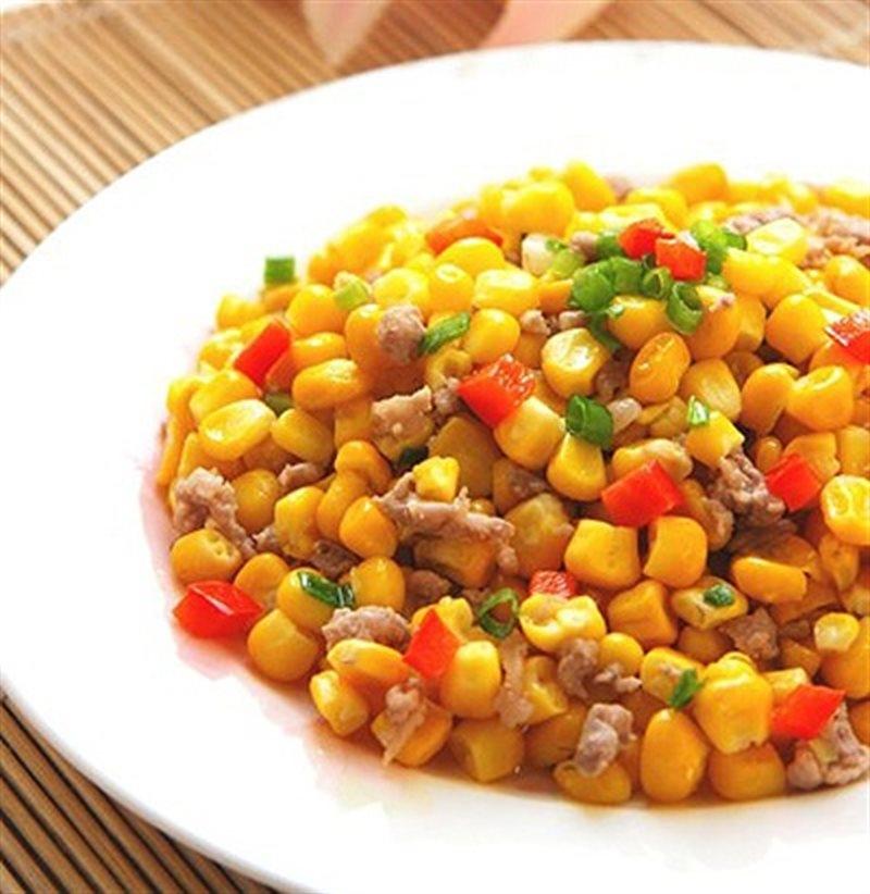 Ngô xào thịt