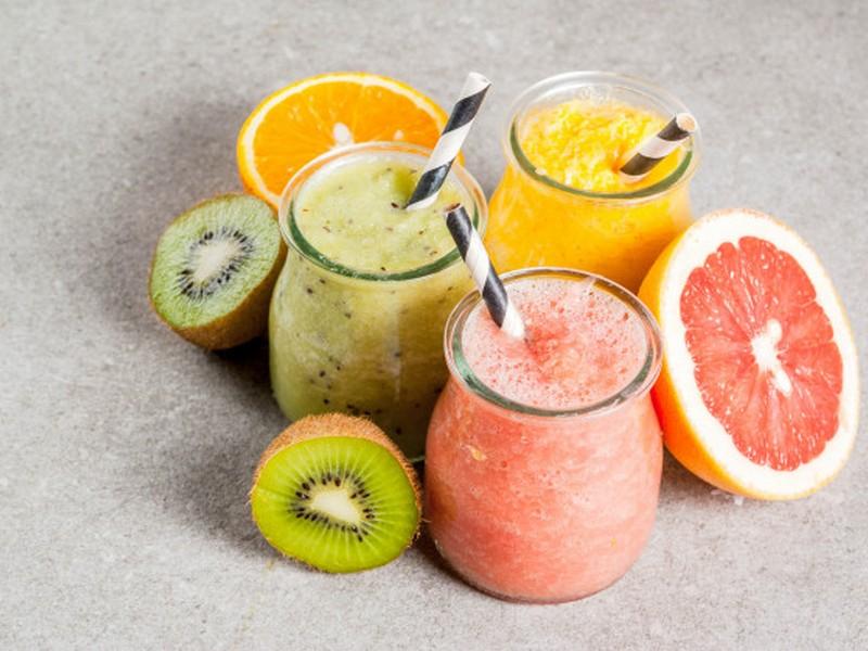 Nước ép bưởi kiwi