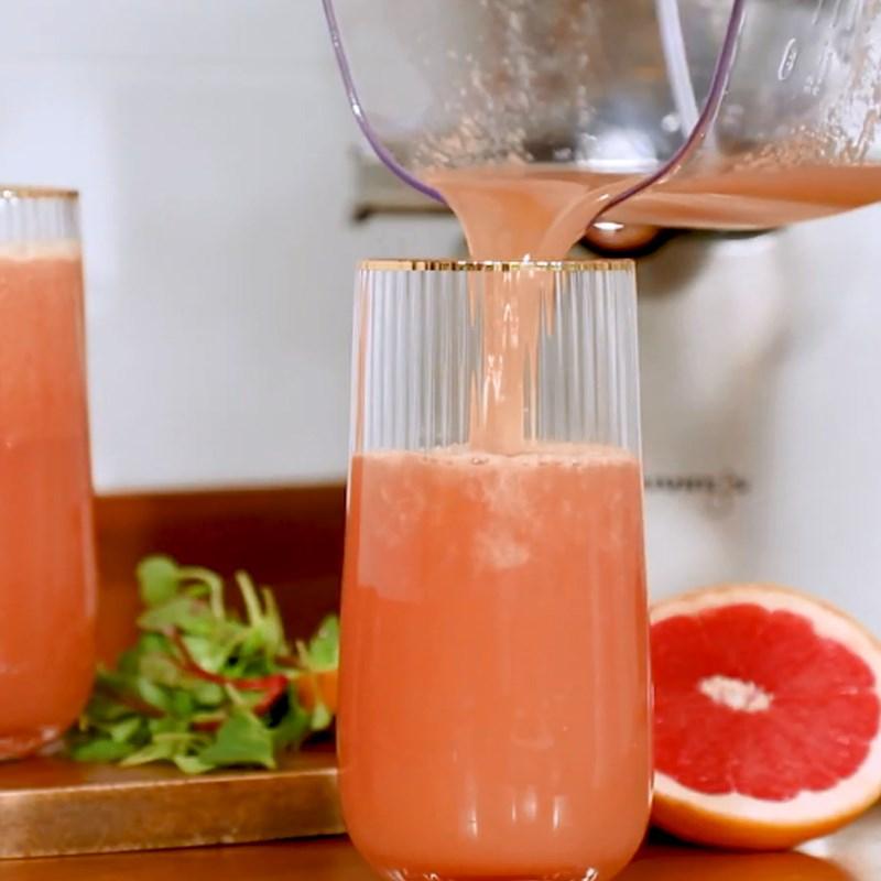 Cách làm nước ép bưởi táo