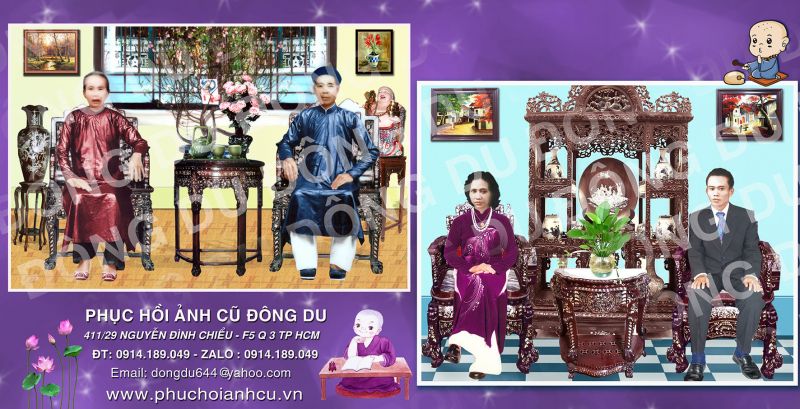 Phục hồi ảnh cũ Đông Du - Phuchoianhcu.vn