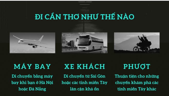 Đi Cần Thơ bằng cách nào tốt