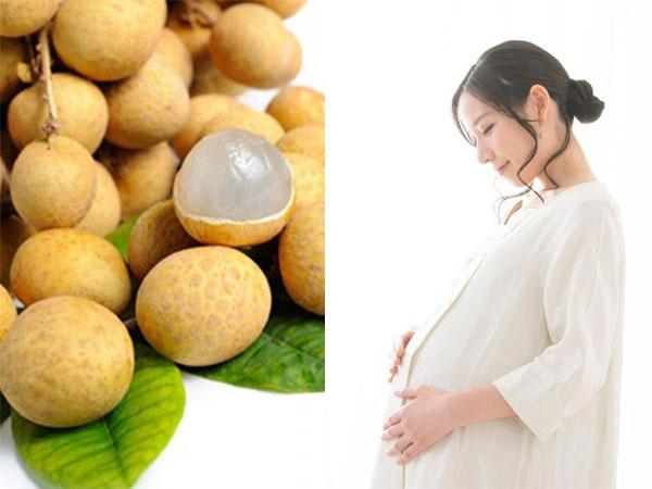 Bà bầu ăn nhãn sẽ bị đau bụng, xuất huyết