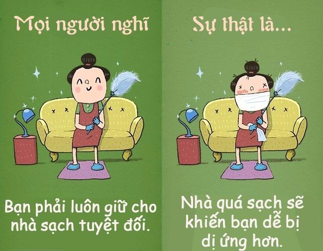 Sạch sẽ quá mức