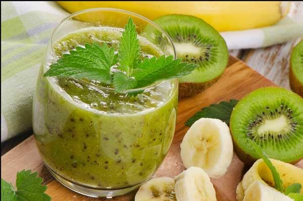 Sinh tố kiwi, bí ngòi