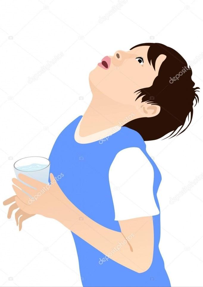 Nước muối giúp trung hòa axit trong cổ họng do vi khuẩn xâm nhập tạo ra
