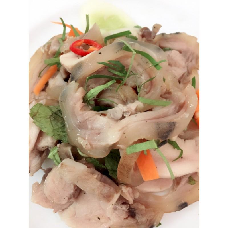 Thịt thỏ hấp lá chanh