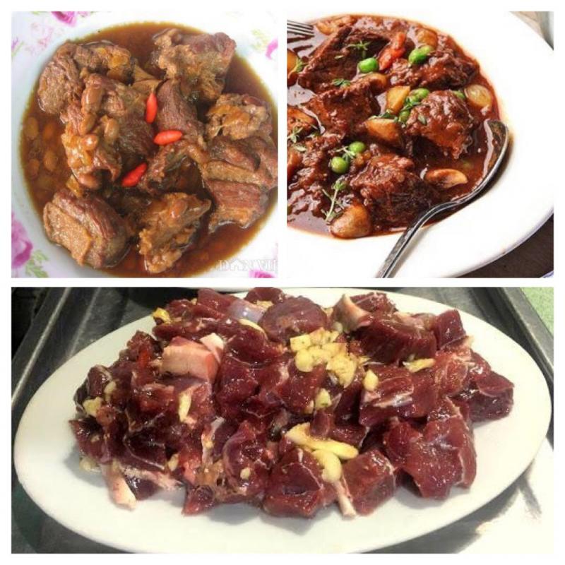Thịt trâu kho chua ngọt