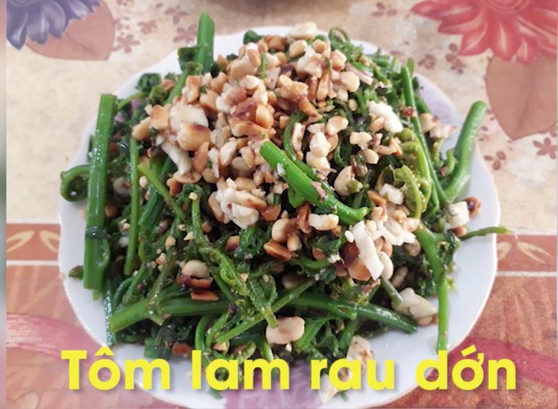 Tôm lam rau dớn