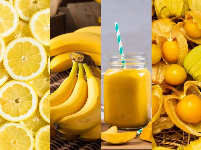Vàng: rau quả màu vàng và màu đỏ giàu chất carotene
