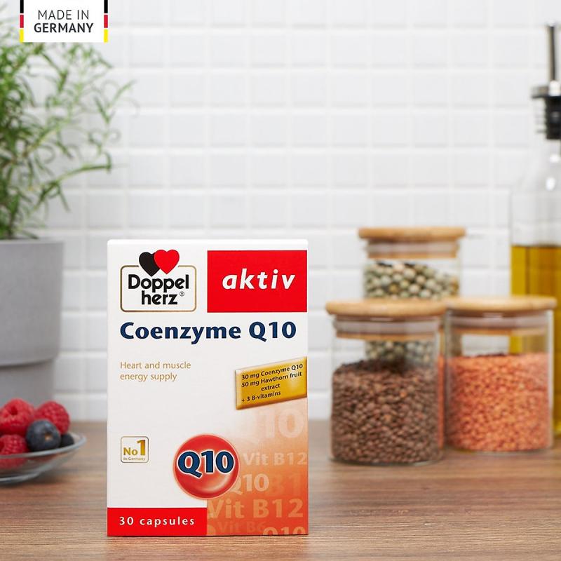 Viên uống bổ tim mạch, điều hòa huyết áp Doppelherz Aktiv Coenzyme Q10