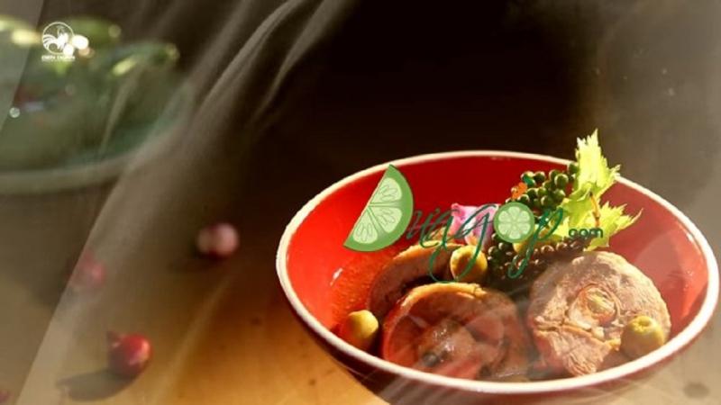 Vịt nhồi olive